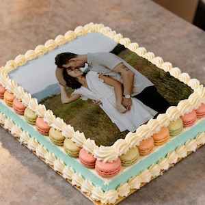 Image comestible personnalisée pour gâteaux/cupcakes, biscuits imprimés sur du papier glacé sucré/image transformée en décoration/photo personnalisée pour décorations de cupcakes