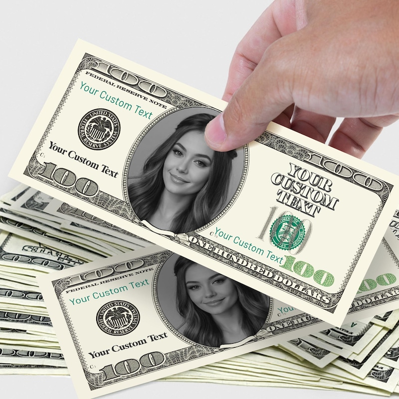 Print Money Face Etsy