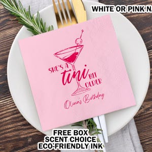 Tovaglioli per compleanno un po&#39; più vecchi/Tovaglioli personalizzati &quot;Dirty Thirty&quot;/Decorazioni per il 30° compleanno/Nei miei 30 anni/Tovaglioli da cocktail personalizzati/Festa di compleanno