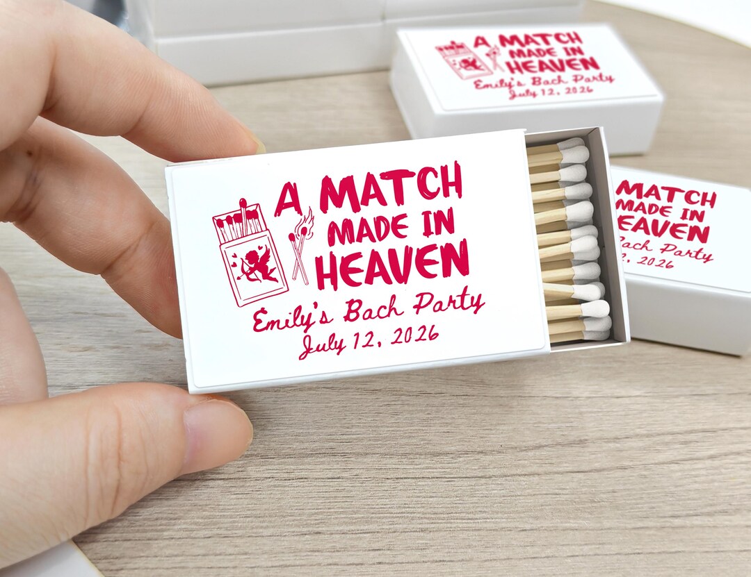 Putter Matchboxes The Perfect Match Personalized Matchboxes/custom Matchboxes for Couples ...