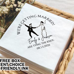 Personalized Wedding Napkins/Wedding Reception Napkins/Rehearsal Dinner Cocktail Napkins/Wedding Table Decor/Custom Wedding Cocktail Napkins