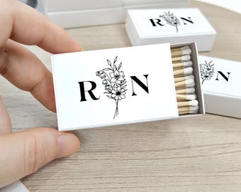 Personalized Wedding Matches Favors/Unique Wedding Gift/Wedding Matchbooks/Bridesmaid Gift/Bachelorette Favor/Personalized Gift For Guest