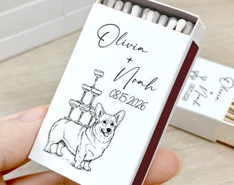 Custom Wedding Matchboxes in Bulk/Wedding Match Favors/Custom Engagement Matches/Bridal Shower Matchboxes/Custom Wedding Favor/Party Favors