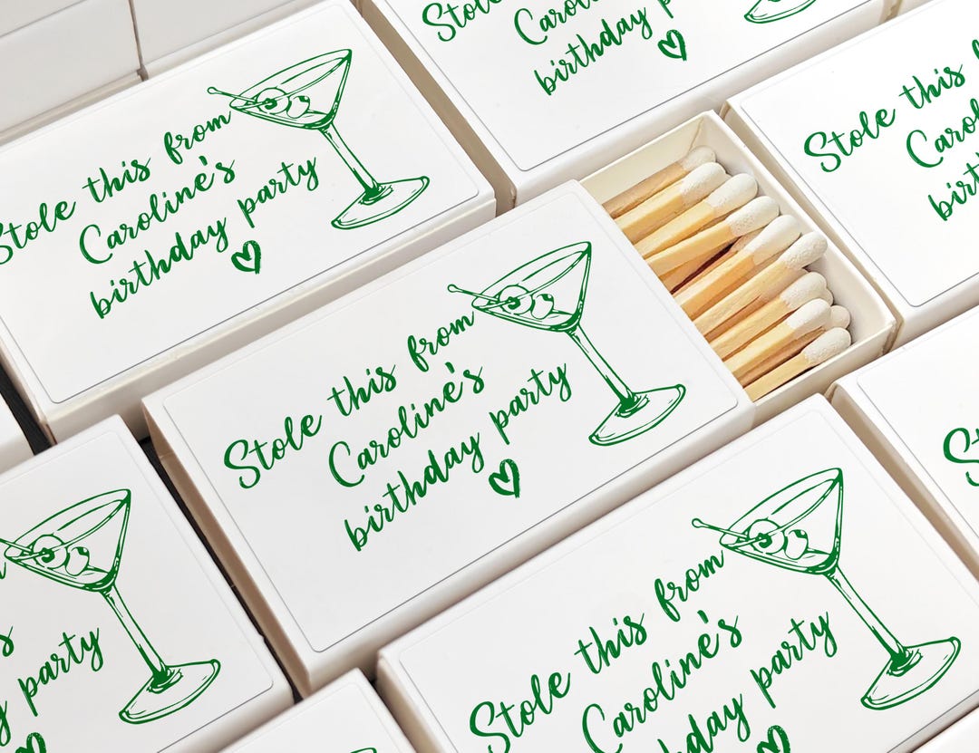 Matchs Box Mat BULK Custom Match Boxes/i Stole This From Matches/party Favor ...