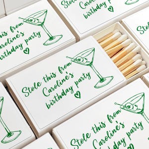 BULK Custom Match Boxes/I Stole This From Matches/Party Favor/Matchbooks for Wedding, Birthday, House Warming, Apartment Use, Business Promo