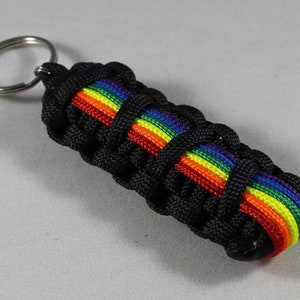 Pride LGBTQ Rainbow Key Fob