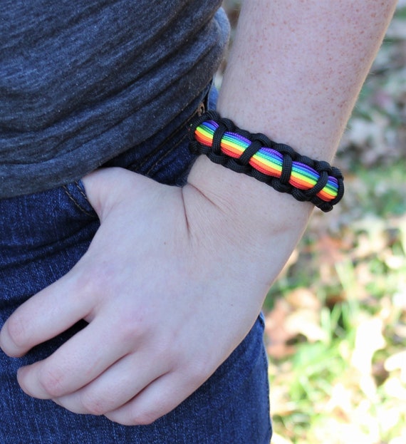 Pride paracord best sale bracelet