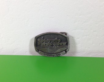 Colorado Farm Show Belt Buckle