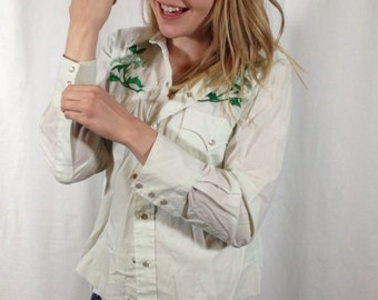 Mint Green Western Shirt