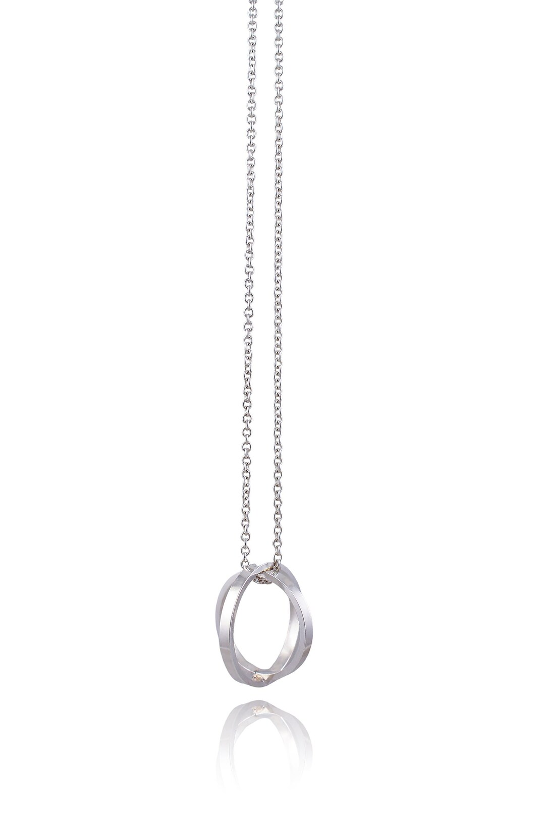Geometric Series Absolute Cycle Orb Sterling Silver Necklace Pendant 