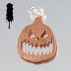 Halloween Carved Jack O Lantern Pumpkin Pendants and Adjustable Ring Jewelry image 10