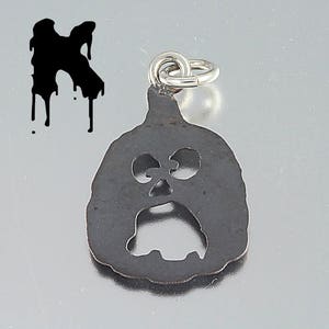 Halloween Carved Jack O Lantern Pumpkin Pendants and Adjustable Ring Jewelry image 9