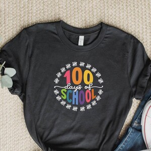 100 Days of School Shirt, 100 Day Shirt, 100th Day Of School Boy or Girl Celebration, Student Shirt,Back to School Shirt, Gift For Teacher,