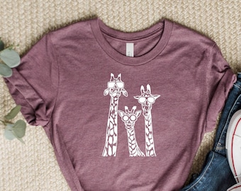 Funny Giraffe Shirt: Sarcastic Animal Tee, Gift T-shirt