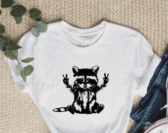 Cute Raccoon Shirt, Raccoon Shirt, Raccoon Lover Shirt, Raccoon Gift ,Raccoon t-shirt, Animal Lover Gift Shirt, Stay Trashy Raccoon Shirt