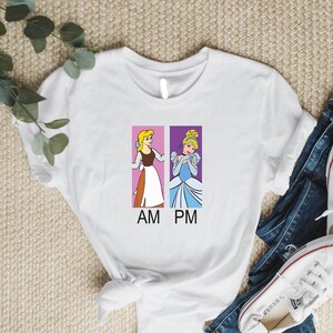 シンデレラ プリンセス シャツ、AM シンデレラと PM シンデレラ