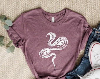 Schlangenaugen T-Shirt: Natur Abenteuer Unisex T-Shirt