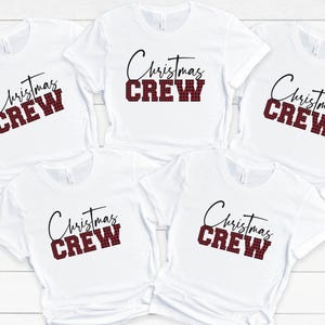Christmas Crew Shirt, Merry Christmas Shirt, Matching Family Christmas Shirts 2025, Christmas Crew Squad Tee, Christmas Gift for Family Tees