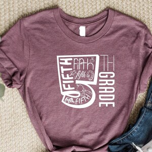 Fifth Grade Teacher Shirt, Teacher Gift, 5th Grade T-Shirt, Fifth Grade Teacher,Back to School Shirt, 5th Grade Student Tee, Hello 5th Grade