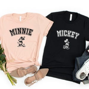Vintage Mickey and Minnie Shirt, Mickey Sketch, Minnie Sketch, Vintage Mickey Minnie, Disney Family Vacation, Disney Kids shirt, Disneyworld