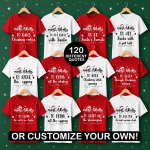 120 Quotes Most Likely To Christmas 2025 Shirt, Xmas Long Sleeve,Holiday Pajamas,Matching Christmas,Family Christmas Gift,Christmas Cruise