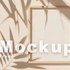 Minimalist Frame Mockup, Vertical Wooden Frame Mockup A4, Poster Mockup, Vertical Frame Mockup, Frame Mockup for Print, Frame Mockup for Art
