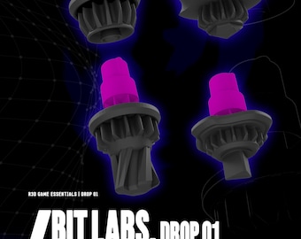 BITLAB///01 non-competitive custom Bits for BeybladeX
