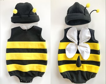 Baby Bumble Bee Costume Sewing Pattern - Printable PDF Pattern for Sizes NB - 4T, easy to sew Halloween costume, Halloween Sewing pattern