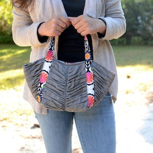 Patrón Mini Tulip Tote, patrón bolso PDF