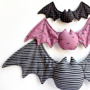 Halloween Bats PDF Sewing Pattern, Halloween Sewing Pattern, Bat Sewing Pattern, Bat pattern, sew a bat