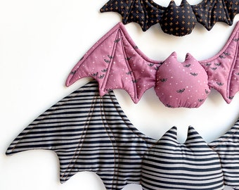 Halloween Bats PDF Sewing Pattern, Halloween Sewing Pattern, Bat Sewing Pattern, Bat pattern, sew a bat