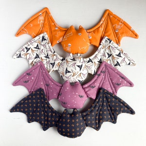 Halloween Bats PDF Sewing Pattern, Halloween Sewing Pattern, Bat Sewing ...