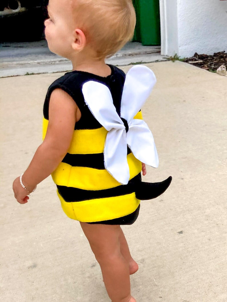 Baby Bumble Bee Costume Sewing Pattern Printable PDF Pattern for Sizes NB 4T, easy to sew Halloween costume, Halloween Sewing pattern image 4