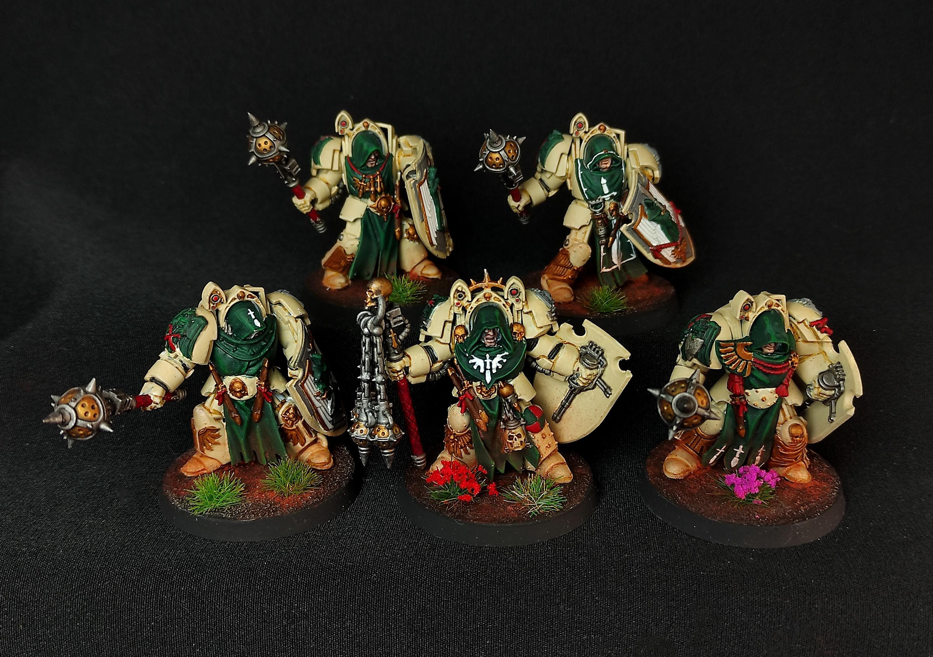 ウォーハンマー40k ダークエンジェル デスウィングナイトの塗装済み
