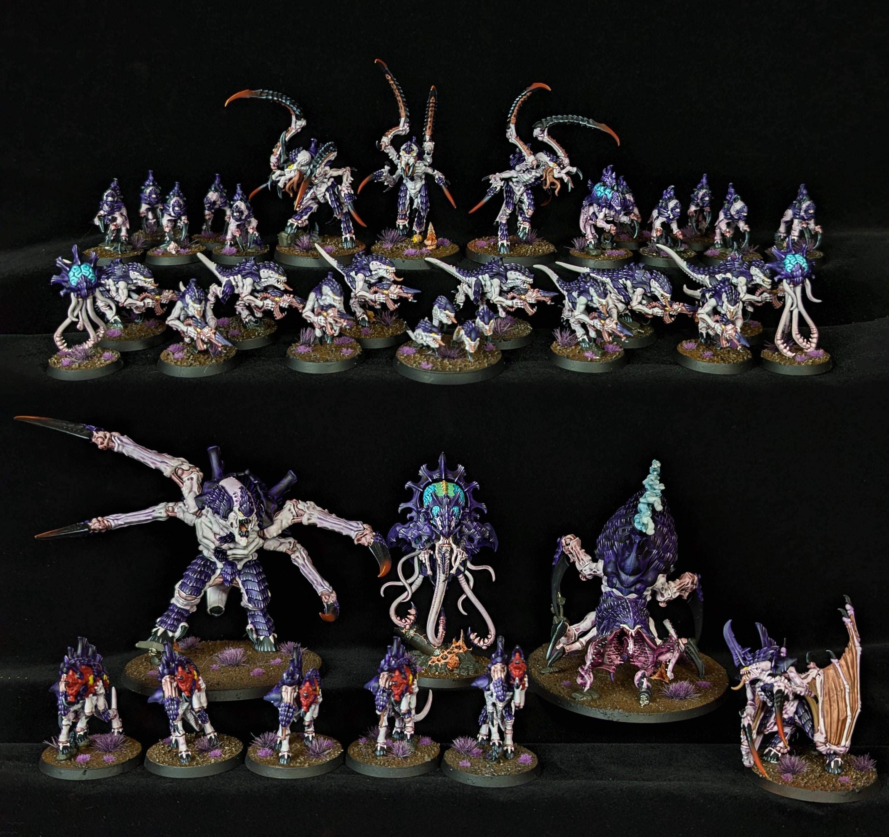 Warhammer 40k Painted Tyranid Leviathan Army Set - Etsy