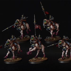 COMMISSION painted Death Korps of Krieg Death Riders lance variant