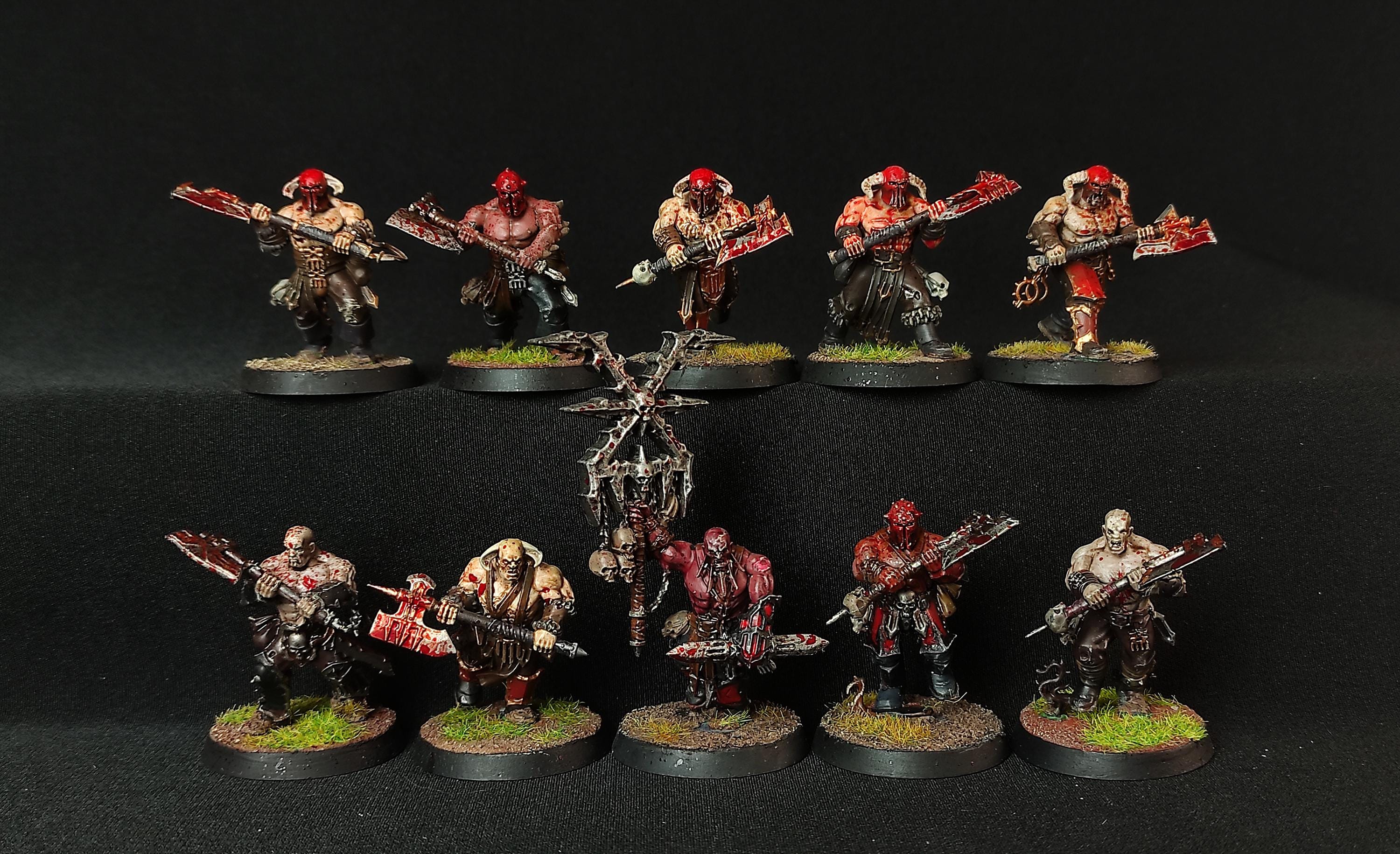 ウォーハンマー 40k ペイント済み ブレード オブ コーン ブラッド