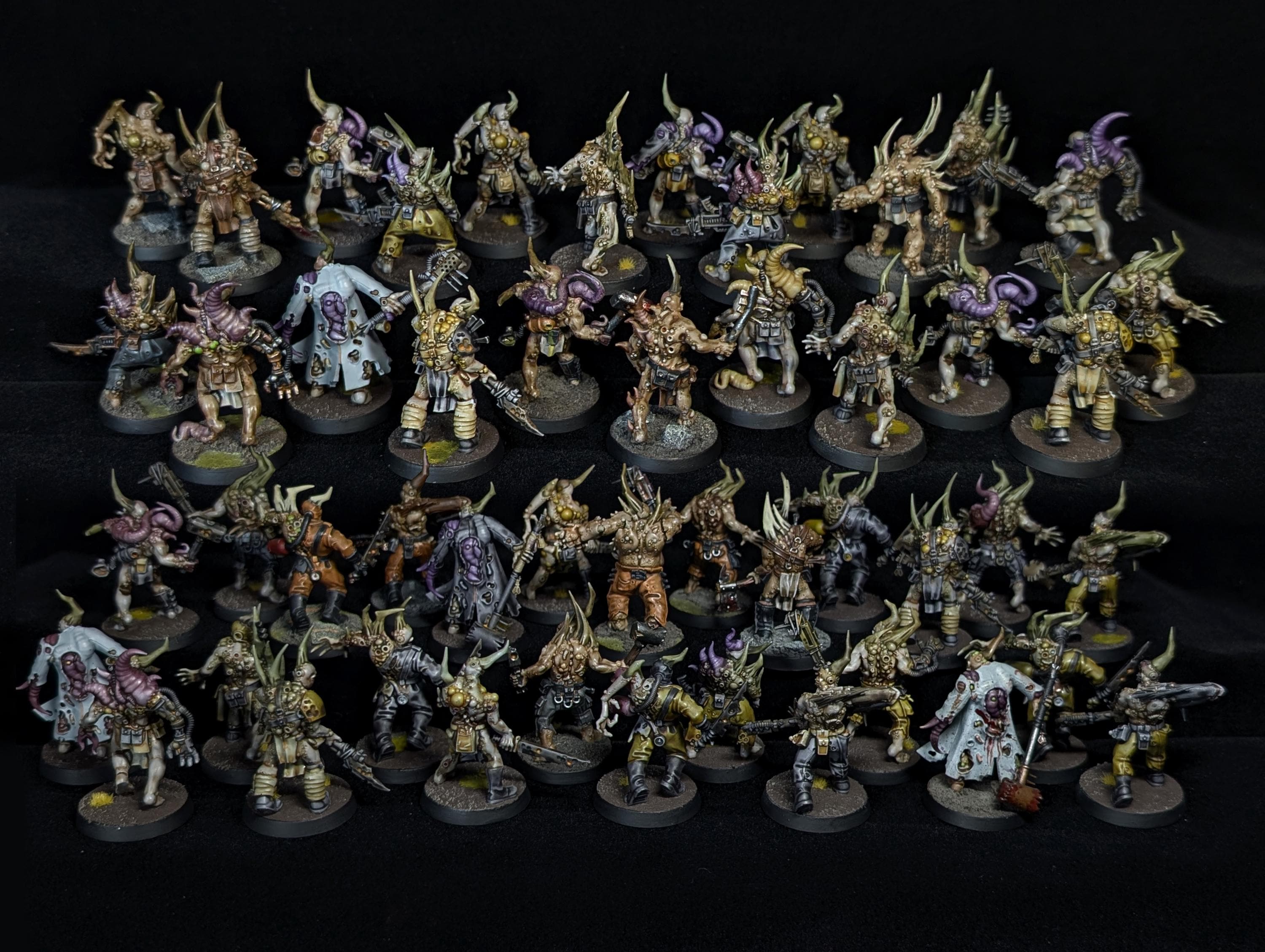 Warhammer 40k Painted Poxwalkers Horde Death Guard - Etsy
