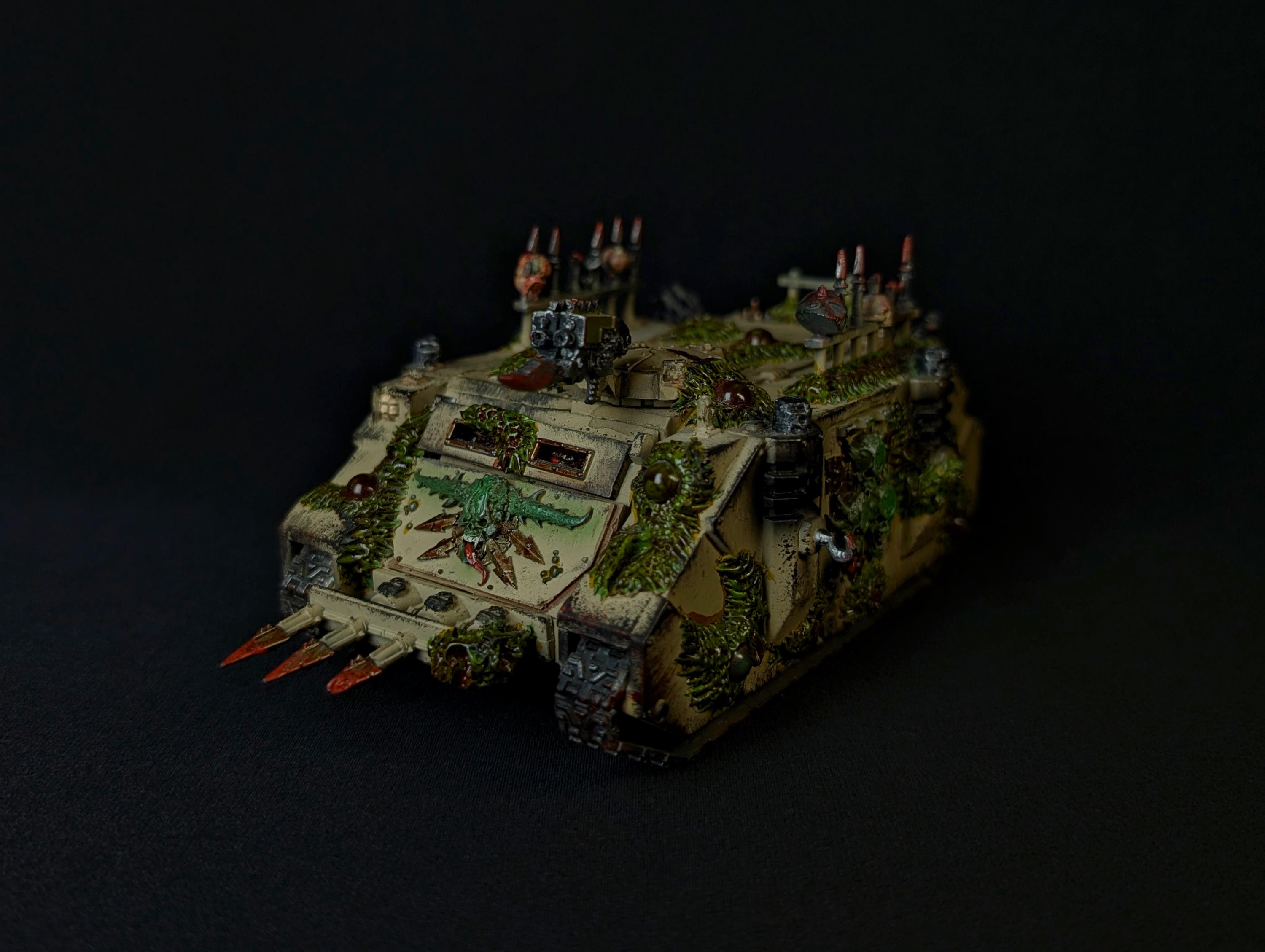 Warhammer 40k Painted Death Guard Nurgle Chaos Rhino 1 - Etsy