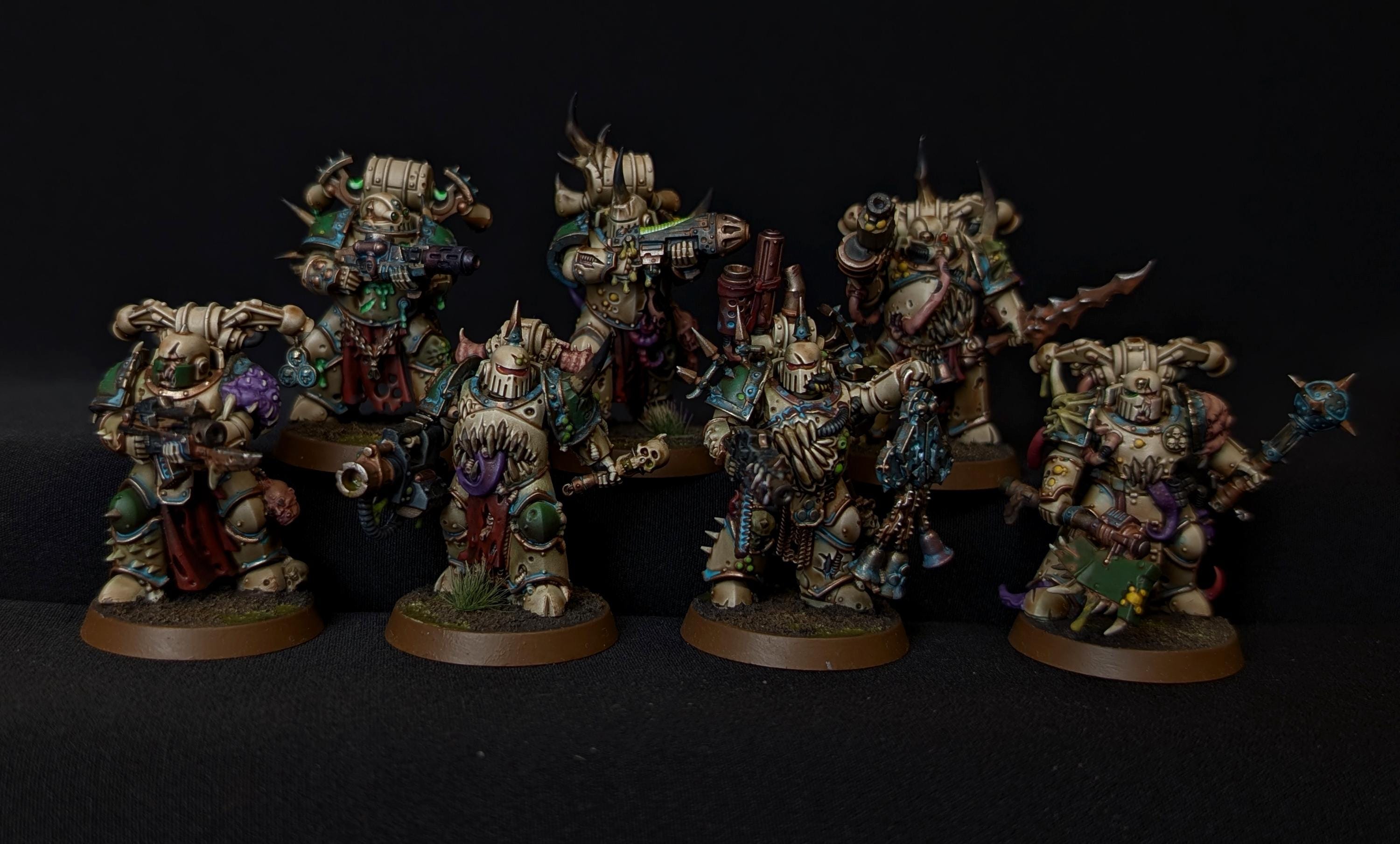 Warhammer 40k Painted Death Guard Plague Marines - Etsy