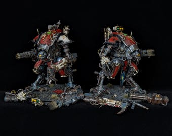 COMMISSION painted War Dog Brigand Chaos Knights Khorne
