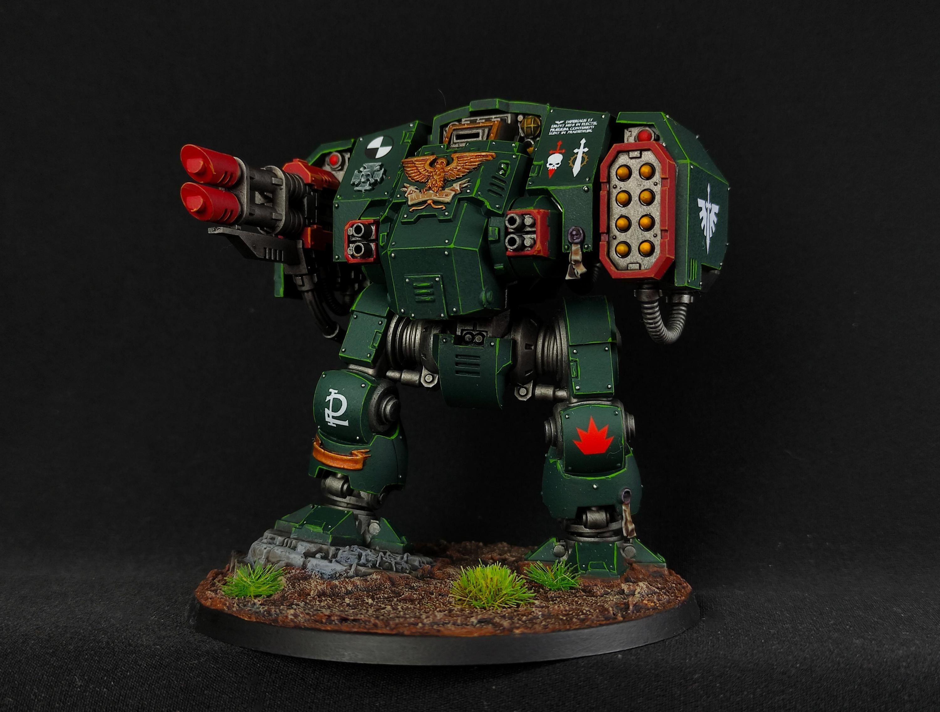 Warhammer 40k Painted Dark Angels Ballistus Dreadnought 2 - Etsy