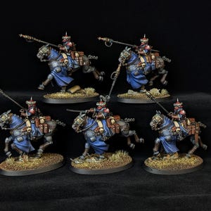 COMMISSIONE ha dipinto Attilan Rough Riders Warhammer Astra Militarum