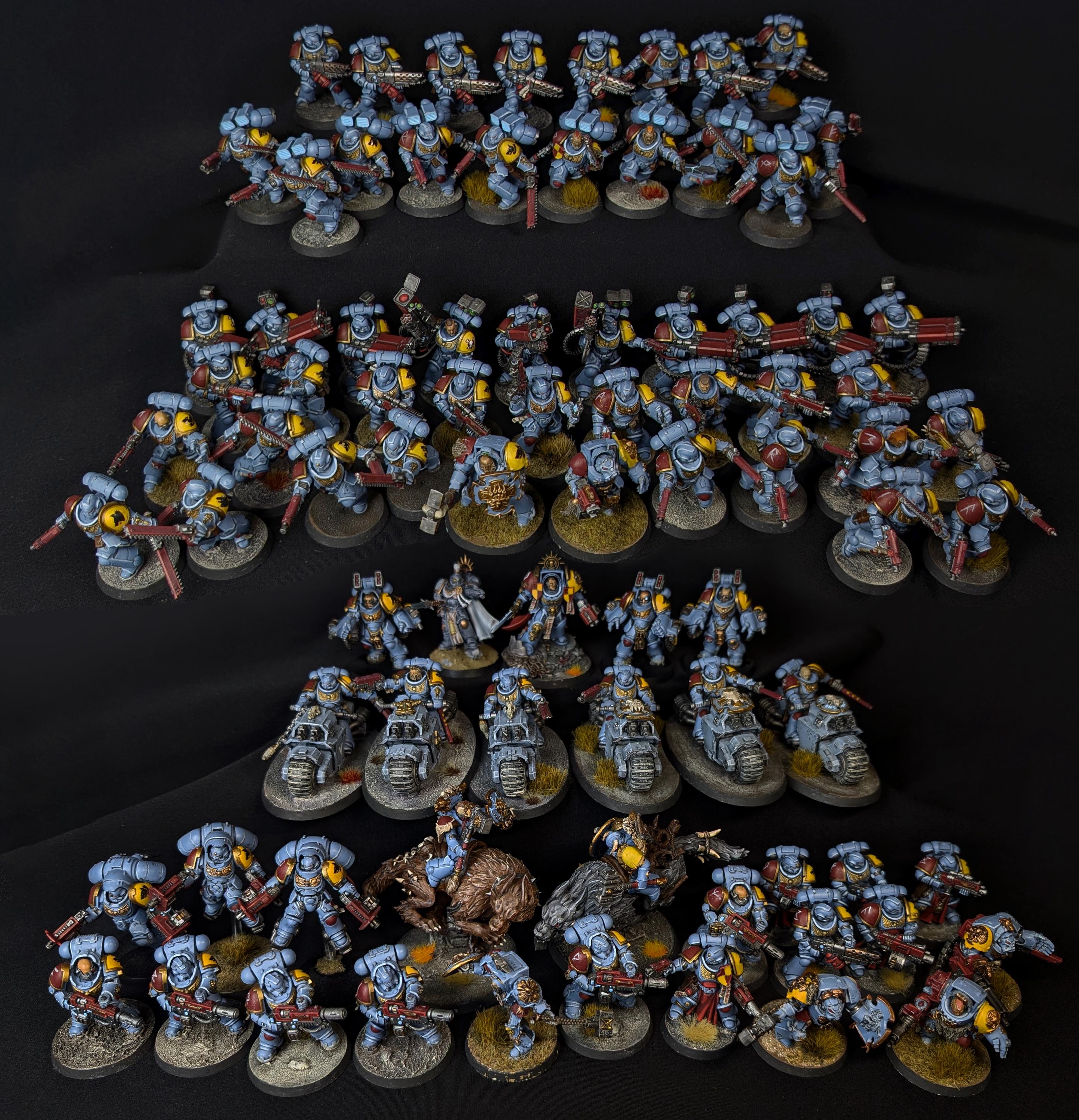 ウォーハンマー 40k 塗装済みスペースウルフアーミーセット 2 - Etsy 日本