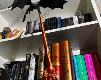 The Original Dragon Flame Book Nook - Etsy