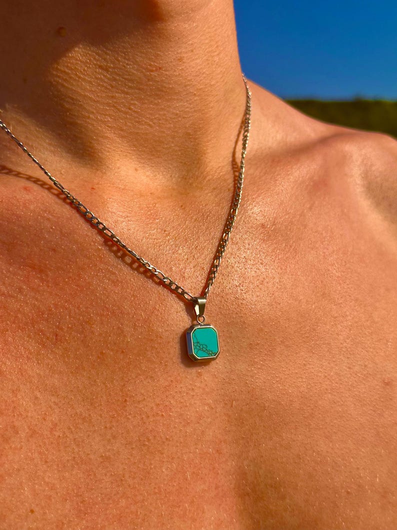 mens silver necklace