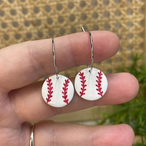 Baseball Earrings