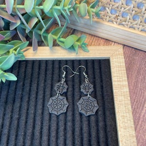 Spiderweb Dangle Earrings