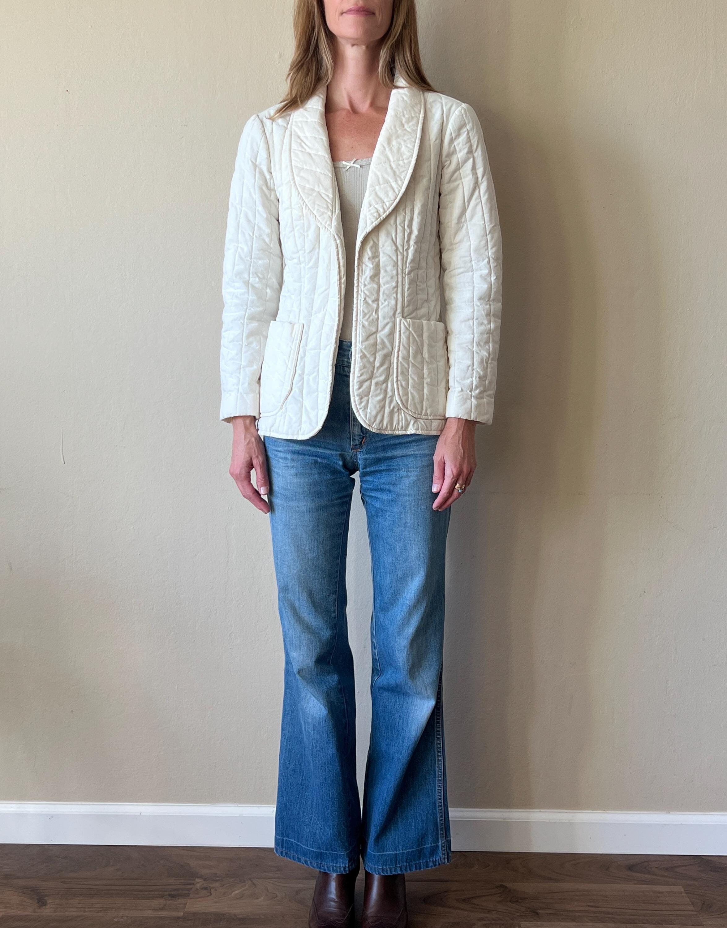 70s Vintage Linen Jacket - Etsy 70s Vintage Linen Jacket - Etsy
