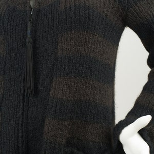 Medium Sonia Rykiel 1980s Cream Striped Tunic Sweater